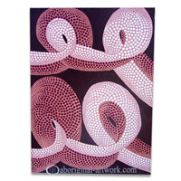 Aboriginal Dot Art Painting On Canvas