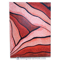 Aboriginal Dot Art Painting On Canvas