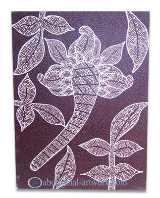 Aboriginal Dot Art Painting On Canvas