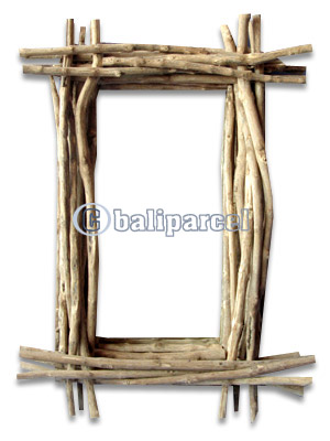 Coffee Wood Mirror