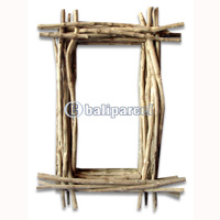 Coffee Wood Mirror