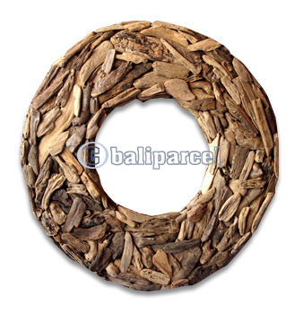 Driftwood Round Mirror