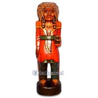 Native American Carving, Handcarved From Albesia Wood