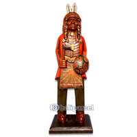 Native American Carving, Handcarved From Albesia Wood