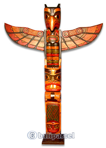 Native American Carving, Handcarved From Albesia Wood
