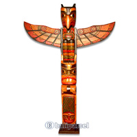 Native American Carving, Handcarved From Albesia Wood