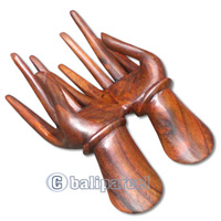 Wooden Hand Name Card Holder, Handcrafted From Sono Wood