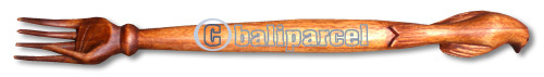 Wooden Hand For Scratching Backs, Handcrafted From Hibiscus Wood