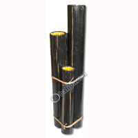 Bamboo Candle Set Of 3