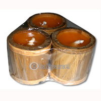 Bamboo Candle Set Of 3
