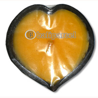 Heart Candle In Terracotta