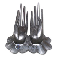 Wooden Hand, Handcrafted From Hibiscus Wood