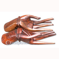 Wooden Ring Display Set Of 2, Handmade From Sono Wood