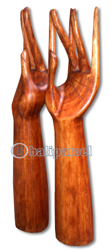 Wooden Ring Display Set Of 2, Handmade From Hibiscus Wood