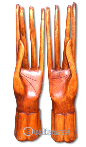 Wooden Ring Display Set Of 2, Handmade From Hibiscus Wood