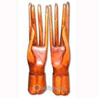 Wooden Ring Display Set Of 2, Handmade From Hibiscus Wood