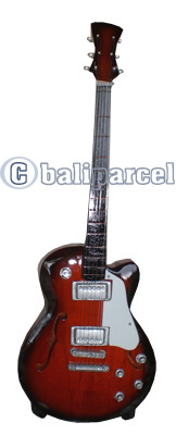 Gipson Guitar With Stand, Miniature Of Music Instrument