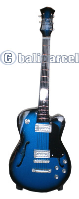 Gipson Guitar With Stand, Miniature Of Music Instrument
