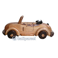 Wooden Miniatur Car, From Mahogany Wood