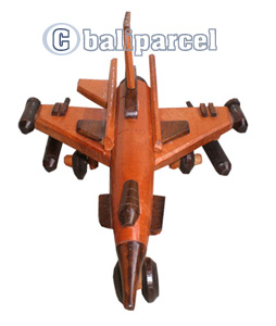 Wooden Miniatur Airplain, From Mahogany Wood