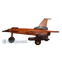 Wooden Miniatur Airplain, From Mahogany Wood