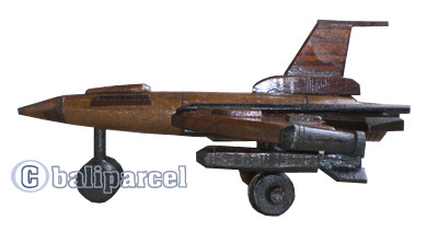 Wooden Miniatur Airplain, From Sono Wood