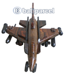 Wooden Miniatur Airplain, From Sono Wood