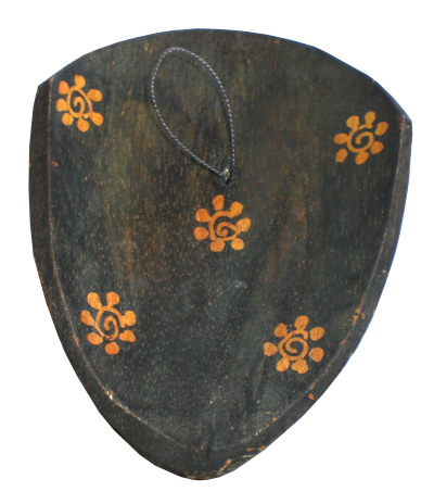 Wooden Panji Mask, Hand Carved From Albesia Wood