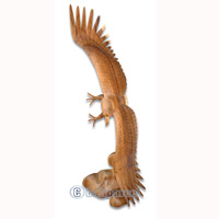 Wooden Eagle Handcarved From Suar Wood