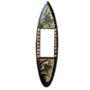 Wooden Surfboard Mirror, Handcarved From Pinus Wood