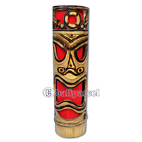 Bamboo Tiki Lampholder (no Wiring Or Hardware Included)