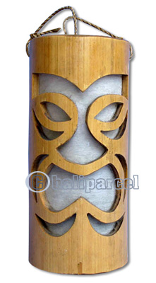 Tiki Bamboo Lamp (Electrical Cable & Hardware Not Included)