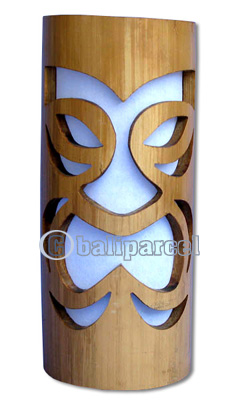 Tiki Bamboo Lamp (Electrical Cable & Hardware Not Included)