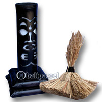 Tiki Bamboo Lamp (Electrical Cable & Hardware Not Included)