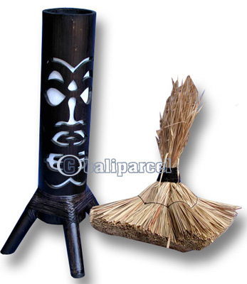 Tiki Bamboo Lamp (Electrical Cable & Hardware Not Included)