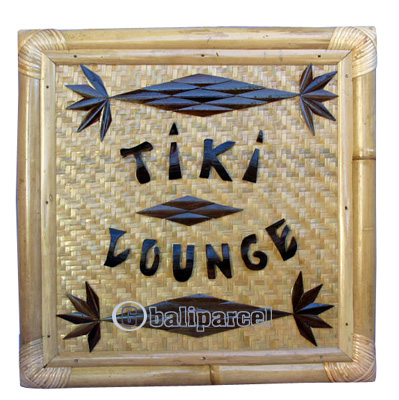Bamboo Tiki Sign