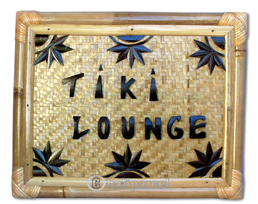 Bamboo Tiki Sign