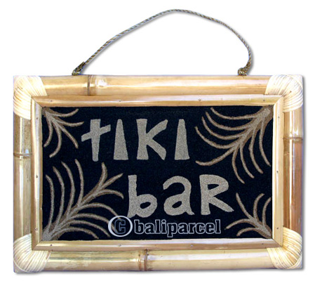 Bamboo Tiki Sign