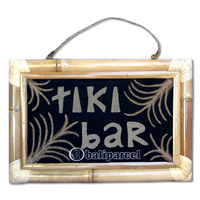 Bamboo Tiki Sign
