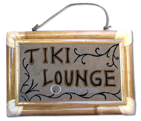 Bamboo Tiki Sign