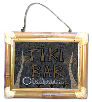 Bamboo Tiki Sign