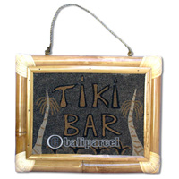 Bamboo Tiki Sign