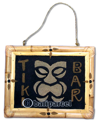 Bamboo Tiki Sign