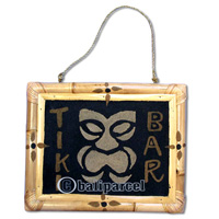 Bamboo Tiki Sign