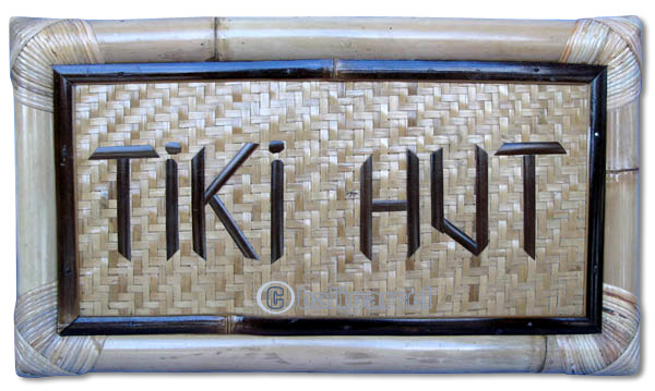 Bamboo Tiki Sign