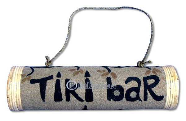 Bamboo Tiki Sign