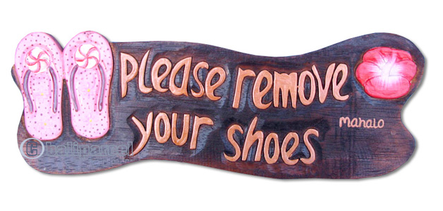 Wooden Sign, Hand Carved From Albesia Wood