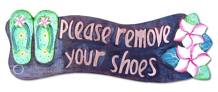 Wooden Sign, Hand Carved From Albesia Wood