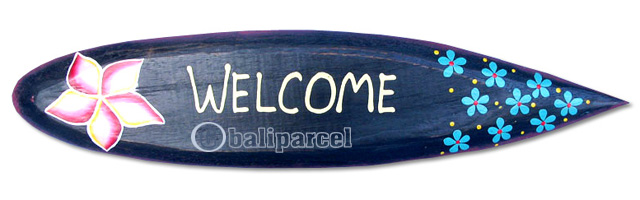 Wooden Sign, Hand Carved From Albesia Wood