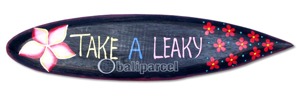 Wooden Sign, Hand Carved From Albesia Wood